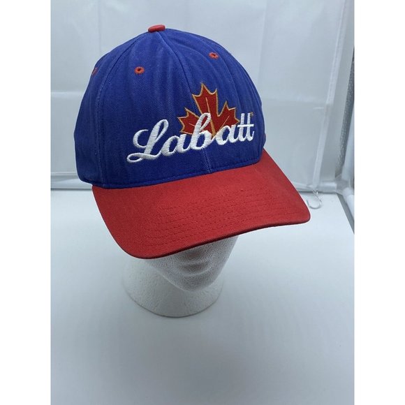 Labatt Other - Labatt Beer Blue Adjustable Baseball Cap Hat Strap-back Canadian Brand Vintage